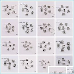 Charms 500Pcs Antique Charm Bail Beads Spacer Pendant Clips Pendants Connectors For Bracelet Necklace Jewelry Making 2447 T2 Drop Del Dhahr