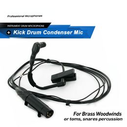 Professional BETA98H/C Percussion Instrument Microphone XLR plug BETA98 Flexible Gooseneck Condenser Mic For Brass Woodwinds