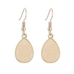 1 Pair of Stud Earrings Fashion Simple Crystal Cluster Personality Sweet Water Drop Earrings