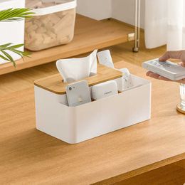 Desktop multi-purpose lifting extraction paper towel box wholesale and household Nanzhu insert separated storage
