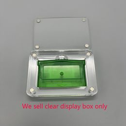 Transparent Storage One Game Card Case Acrylic For GBA Cover Shell Cards Slot Display Stand game Accessories