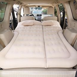 Interior Accessories Car Sleeping Bed Travel Inflatable Mattress Air For SUVs Extended With Two Pillows Camping Family Outing