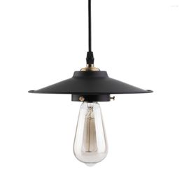 Pendant Lamps Top Quality Modern Lamp Vintage Rustic Metal Lampshade Light Lustre Shade Hanging Fixture Industrial Include Bulb