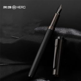 Fountain Pens Luxury HERO Black Forest Pen Extremely Dark Business Office School Supplies Ink 221007