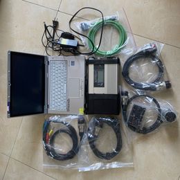 Full Set MB Star Diagnosis MB Star C5 Multiplexer Scanner Tool +V2023.09 Soft-ware SSD + CF-AX2 I5 4G Laptop