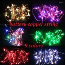 Strings 3 Battery Powered 3M 30Led Copper Wire Mini Fairy String Light Lamp For Christmas Holiday Wedding Party