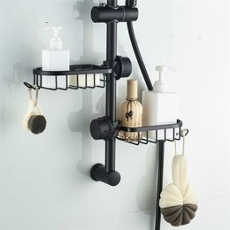 Bathroom Shelves Shower Soap Holder Faucet Storage Rack Shelf Organiser Caddy Accessories 221007