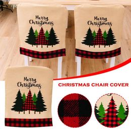 Chair Covers Christmas Line Cover Faceless Santa Claus Gnome Oranments Merry Decor For Home Happy Year 2023 Co R9p4