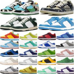 Running Shoes Man Woman Low UNC Black Blue Paisley Cherry Light Smoke Fog Bone White Vintage Green Navy Team Glow Blue Raspberry Apple Goldenrod Rose Whisper Trainers