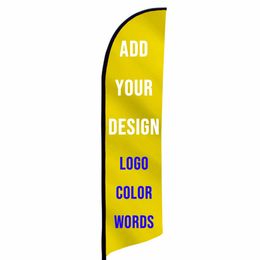 Custom Feather Flags for Business Personalised Beach Flag Banners flag only