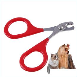 Cat Toys Cat 1Pcs Professional Pet Dog Puppy Nail Clippers Toe Claw Scissors Trimmer Grooming Products For Small Dogs Drop Delivery 2 Dhdxo
