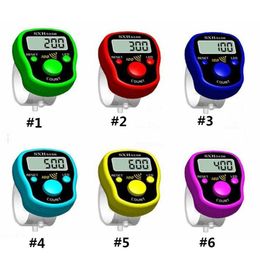 Stitch Marker Row Finger Counter LCD Digital Display With Light For Mountaineering Outdoor Sports Hands Accessories