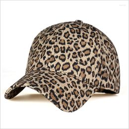 Ball Caps Leopard Adjustable Trucker Cap Men Autumn Winter Casual Korean Version Tide Peaked Baseball Hat