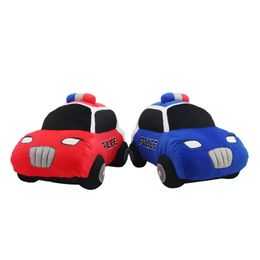 Anime Surrounding Plush Toys Game Surroundings Simulation Police Car Cartoon Car Pillow Cars Plushs Doll Soft Dolls Children's Gift Home Decorations 40cm ZM109