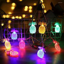 Strings Battery Light String Led For Home Outdoor Holiday Bedroom Decor Garden Lights 20 Leds Pineapple