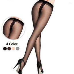 Women Socks Resistant Nylon Pantyhose Summer Sexy Breathable Elastic Tights Slim Stockings High Waist Sun Protection