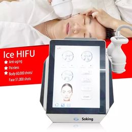 Hifu Beauty Machine 62000 Shots Wrinkle Removal Anti Aging Sagging Face Lift Firming Anti Treatment Equipment High Intensity Focused Ultrasound Technology