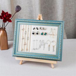 Jewelry Pouches Display Props Earrings Necklace Earring Brooch Bracelet Shelf Rack