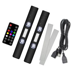 1set RGB LED Car Atmosphere Lamp 5 Modes USB Wireless Music Remote Control Roof Star Light Auto Interior Decoration Ambient Light