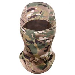 Cycling Caps Full Face Mask Balaclava Men Women Cap Tactical Neck Guard Motocycle Fishing Hunting Army Camouflage Sun Protection