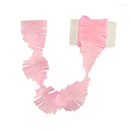 Decorative Flowers 1 Pc DIY Paper Garland Shredded Strip Crinkle Decoration Party Supplies White Home