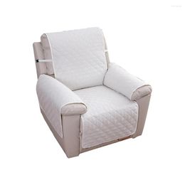 Chair Covers 55x196cm Single Sofa Cover Four Seasons Universal Pet Integrated Cushion Solid Colour Chenille Lazy Sand Proof Cloth