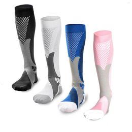 Men's Socks Men's Compression Sports Long Slim Fit Breathable Stockings For Multiple Purposes