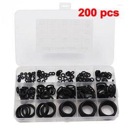 Professional Hand Tool Sets 200/225 Pcs O-ring Rubber Gaskets Seal Ring Set Nitrile High Pressure O-Rings NBR Sealing Elastic Band O Rings