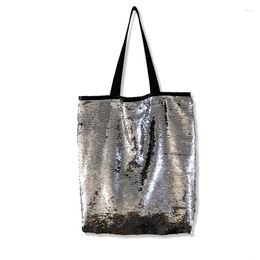 Evening Bags Price Portable Sequin Handbags Women Fashion Sequins Shopping Bag Large Capacity Glitter Beaded Shoulder Bolsas Mujer