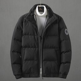 Puffer Jacket Mens Down Jackets Parkas Winter Coat Man Fashion Long Sleeve Stand Collar Thicken Warm Outerwear Plus Size 5XL 6XL 7XL 8XL