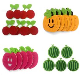 Baby Room Decoration Novelty Items Wall Decor Felt Cloth Children's Bedroom Dress up Fruit Cartoon Kindergarten Environmental Protection Stickers