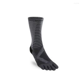 Sports Socks Injinji Five-finger Sneakers 2022 High-top Thin Running Blister Prevention Coolmax Nylon Wide Tube For Men And Women