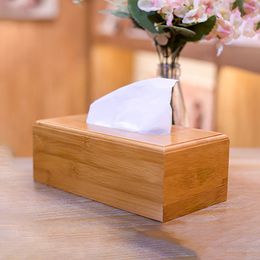 Tissue Boxes Napkins Home el Car box bamboo creative storage tea restaurant el special tissue holder kitchen household products 221008