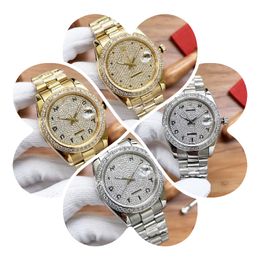 Montre DE Luxe babysbreath diamond watch 41x12mm automatic mechanical movement steel Mens watches luxury watchs wristwatches