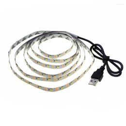 Strips USB LED Strip 5V SMD2835 RGB Changeable TV Background Lighting 50CM 1M 2M 3M 4M 5M DIY Flexible Light