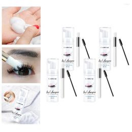 False Eyelashes 4x Eyelash Extension Shampoo 50 Ml Foaming Salon Cleaner