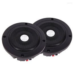 Combination Speakers 5.2inch 60W Round Ceiling In-Wall Home Audio System Flush Mount Speaker With