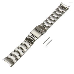 Watch Repair Kits 22mm Solid Curved End Strap Band Bracelet Fit For SKX007 SKX009 7002