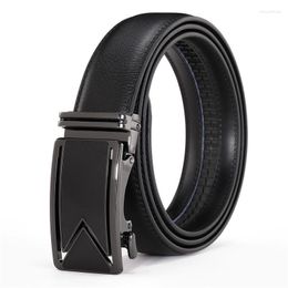 Belts Luxury Designer Men's Automatic Buckle Belt For Men Genuine Leather Classic Business Youth Jeans