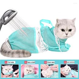 Cat Carriers Washing Bag Bathing Artifact Fixed Cleaning And Beauty Tools Pet Supplies