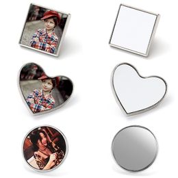 Sublimation Lapel Pin Button Badge Event Metal Gift Heat Transfer DIY Badge