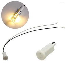 Lamp Holders 10pcs G4 Socket 10cm White / Black Holder For 250V 2A LED Crystal Heads Light Bulb Halogen