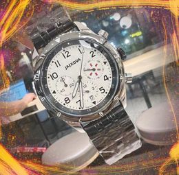 Popular Full Functional Men watches 43mm highend quartz Stainless Steel feature sports Limited Edition Wristwatches reloj de lujo