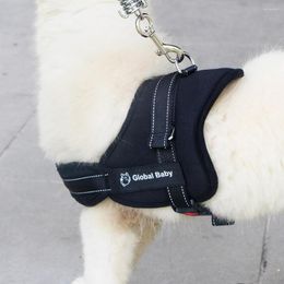 Dog Collars Explosion-proof Blunt Strap Vest Reflective Adjustable Pet Harness For Large Dogs Pitbulls