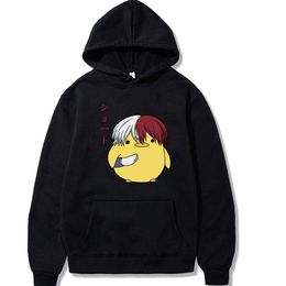 Men's Hoodies Sweatshirts Anime My Hero Academia Streetwear Kawaii Cartoon Shoto Japan Sweatshirt Unisex G221008
