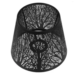 Pendant Lamps Lamp Shade Lampshade Cover Table Shades Floor Clip Metal Lampshades Gothic Iron Chandelier Pattern Trees Hollow Tree