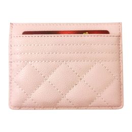 Brand wallets for woman designer Holders men's ultra-thin delicate high-end Fashion wallet leather embossed credit card clip personalized retro card bag SL02