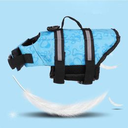 Dog Collars Pet Life Jacket Safety Clothes Dogs Swimwear Floating Swimming For Small Puppy Medium And Large