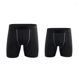 Men's Shorts 2X Men's Running Fitness Quick-Drying Compression Black M & XL