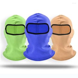 Bandanas Thermal Head Cover Winter Fleece Warm Cap Men Women Balaclava Outdoor Sports Face Mask Ski Hooded Neck Warmer Hiking Scarf